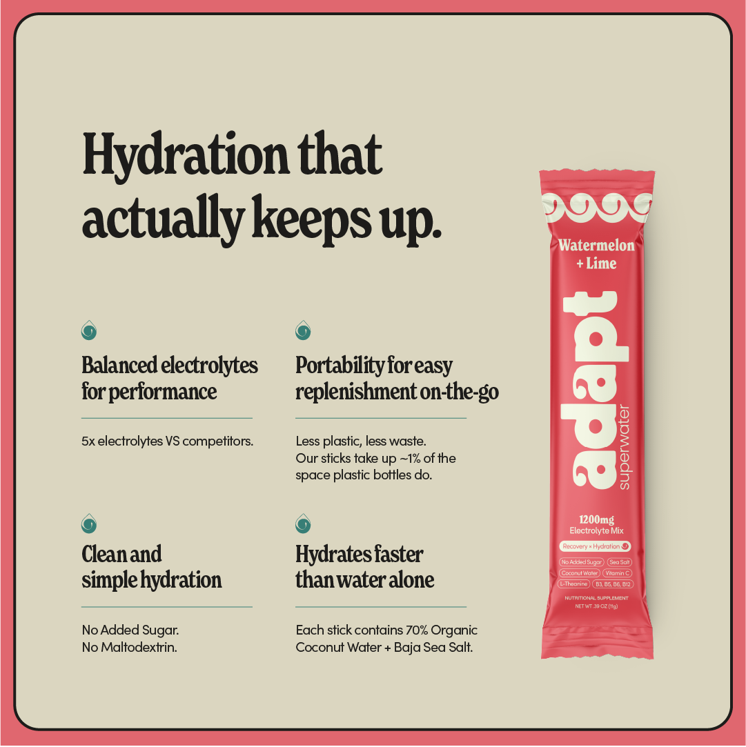 ADAPT 30pk | WATERMELON LIME Hydration & Recovery Electrolyte Mix