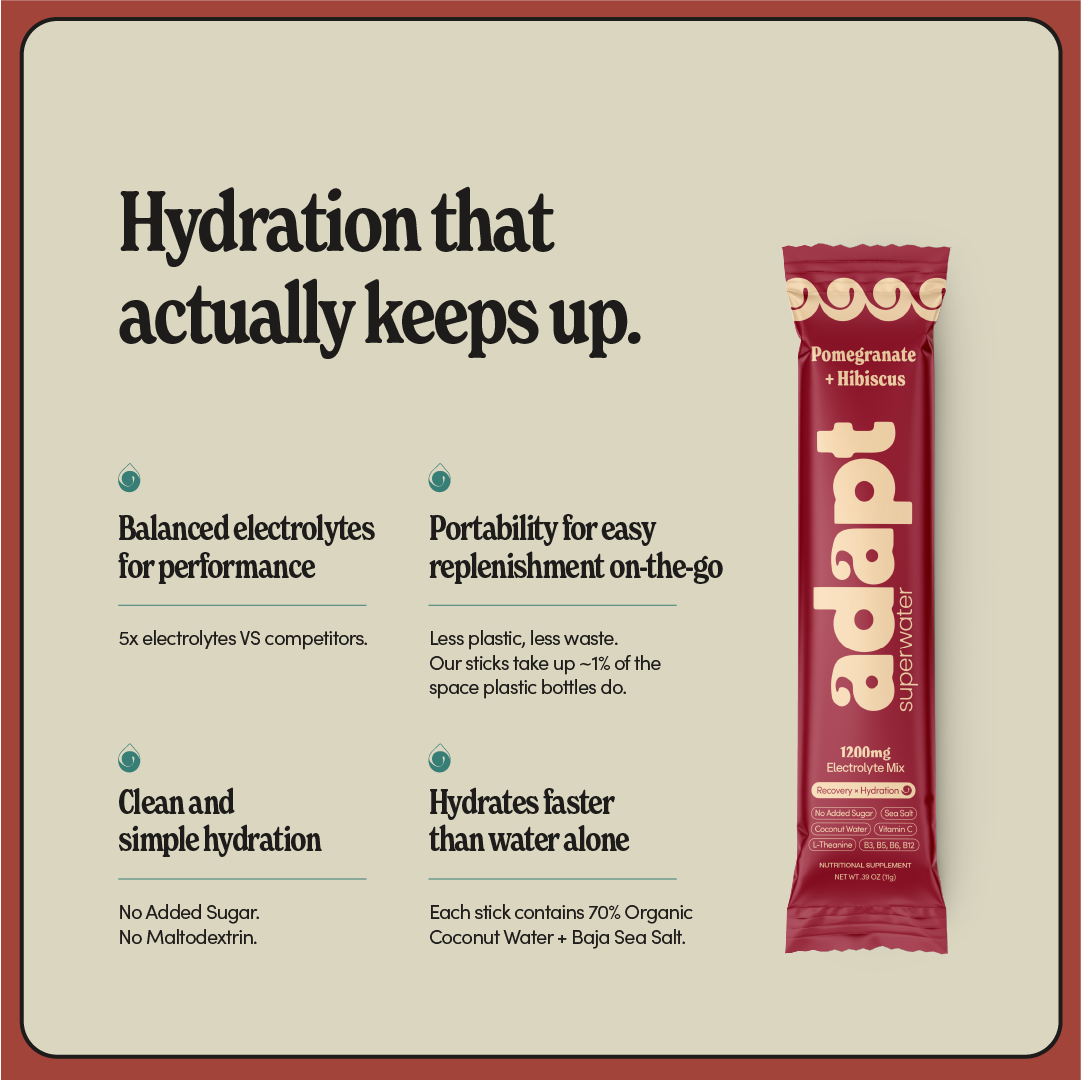 ADAPT 30pk  | POMEGRANATE HIBISCUS Hydration & Recovery Electrolyte Mix
